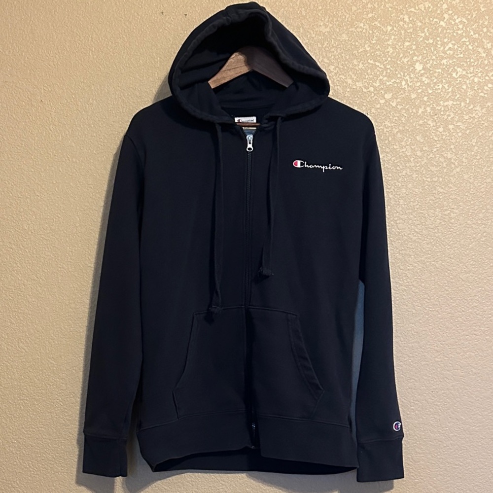 Champion Dark Blue Full-Zip Hoodie